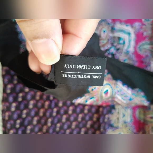 100% silk the specialty house multicolor square scarf - Picture 8 of 8